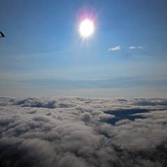 Flugwegposition um 14:56:25: Aufgenommen in der Nähe von Garanas, Österreich in 3416 Meter
